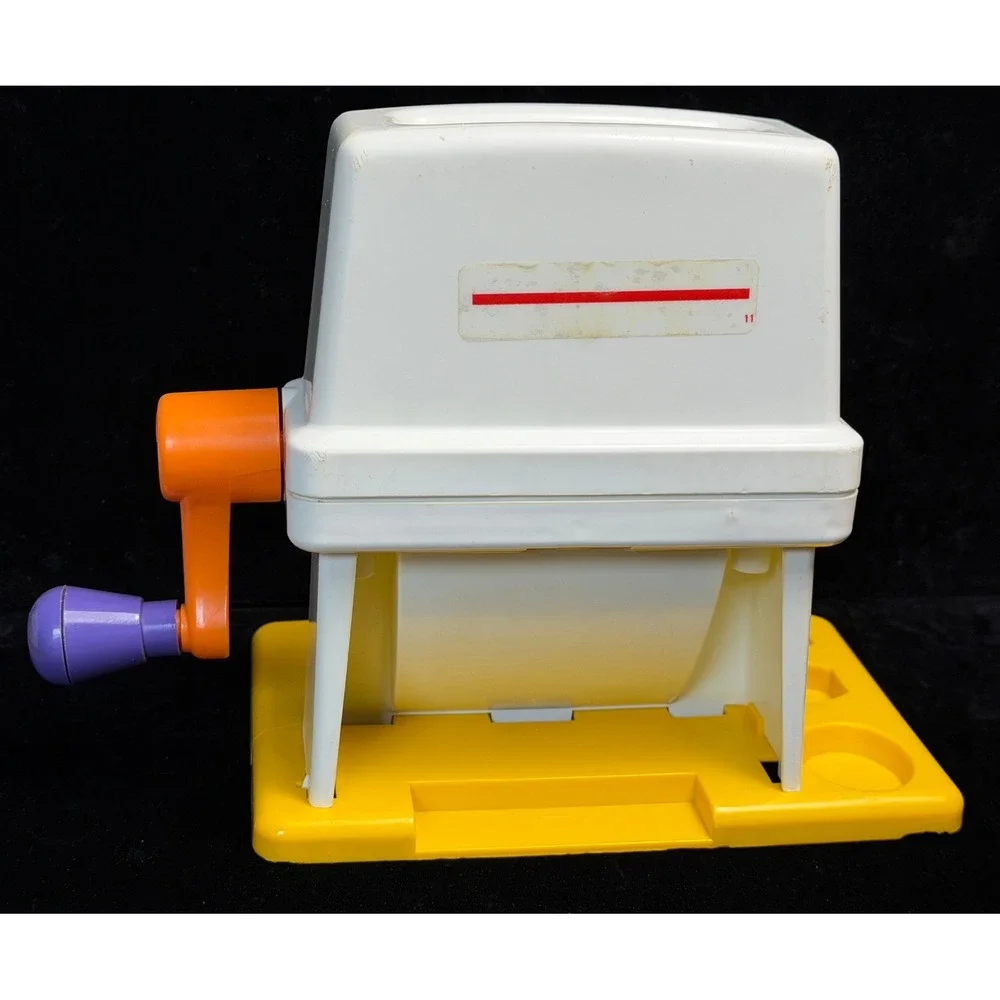 Vintage McDonalds French Fry Maker Toy Set: Manual Crank Kitchen Play 90s